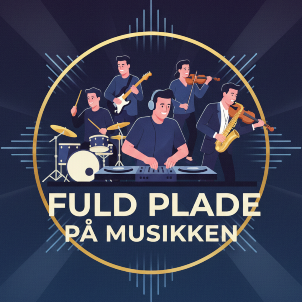 Fuld plade på musikken